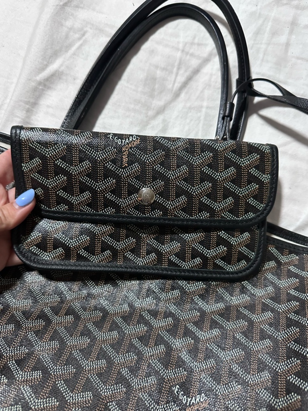 Goyard St Louis MM Coated Leather Tote - Picture 5 of 7